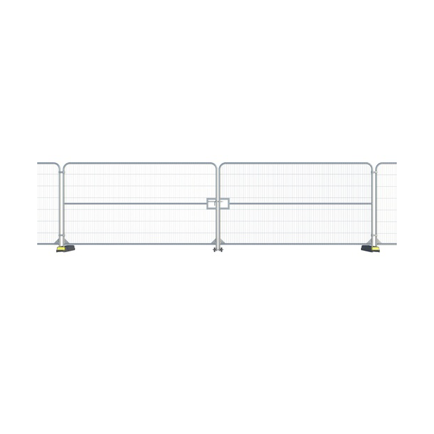 Portail de chantier grillagé battant Dim 7 m x Ht. 2 m