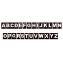 Pochoir lettre Alu dibond