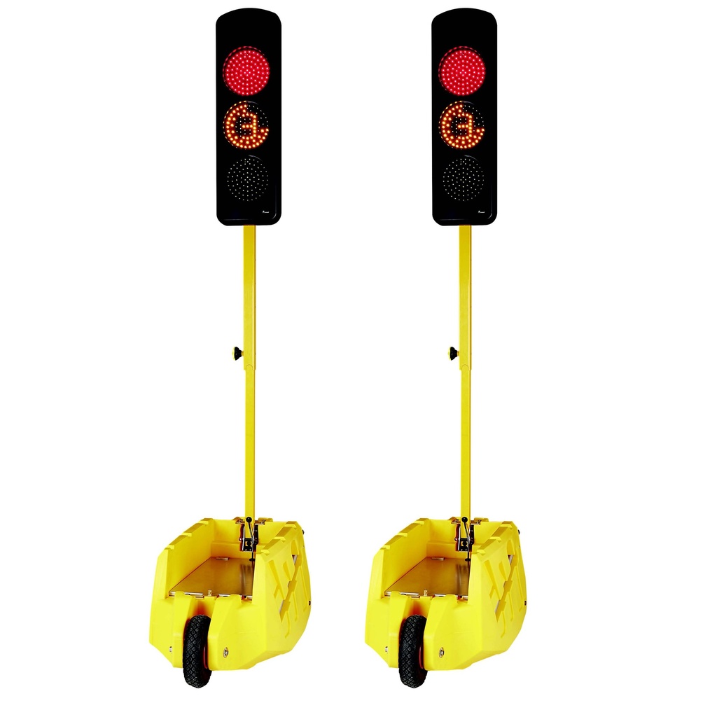 Feux tricolores de chantier standards