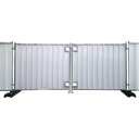 Portail bardé double-battant 4,2 m