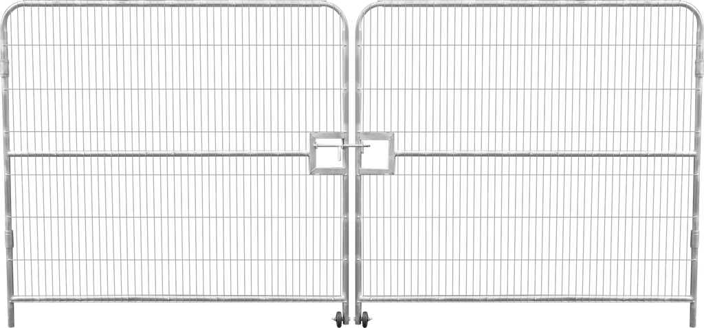 Portail de chantier grillagé battant 4,2 m