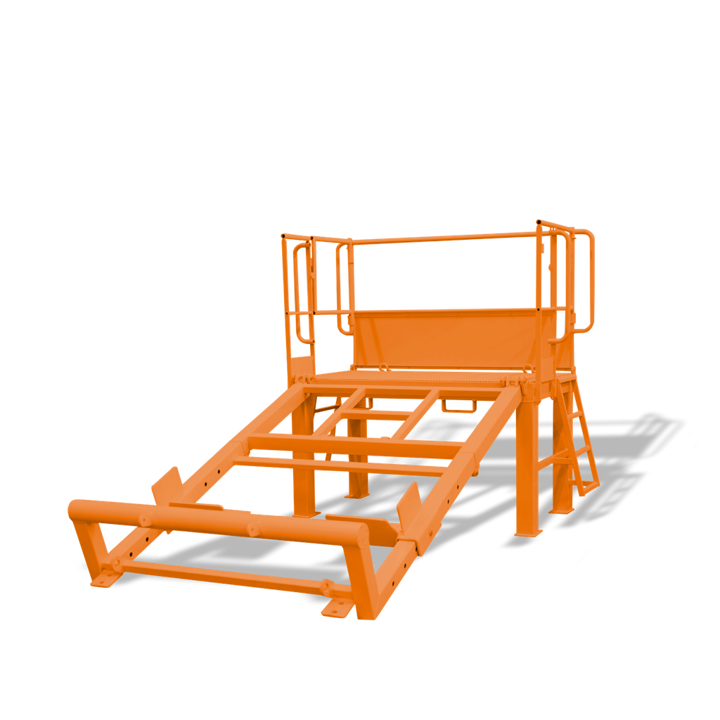 Podium de lavage pour benne à béton max. 2000 L