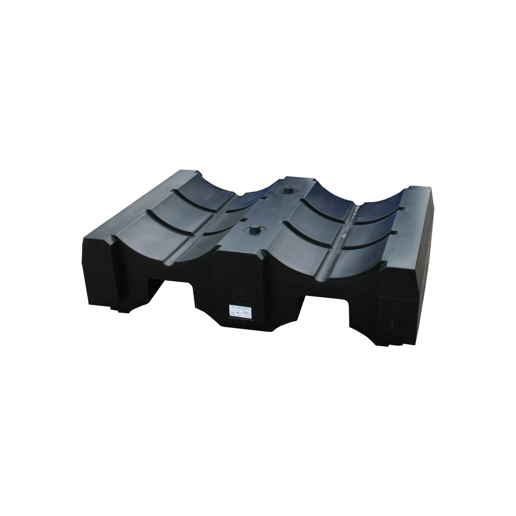 Support 2 fûts pour bac de rétention horizontal 450 L