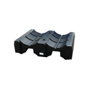 Support 2 fûts pour bac de rétention horizontal 450 L