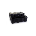 Bac de rétention 450 L pour support horizontal 2 fûts de 220 L