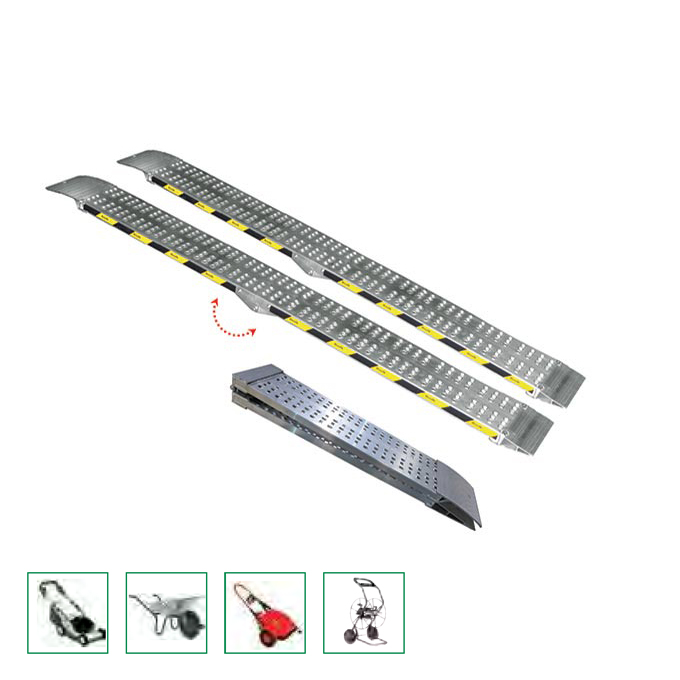 Rampes sans rebords pliantes