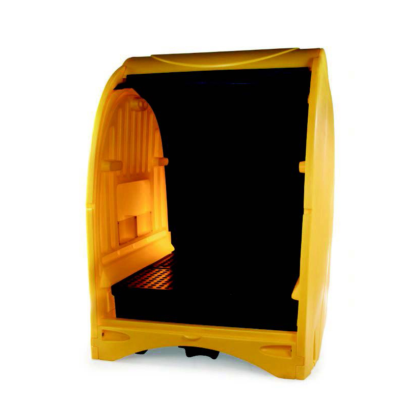 Abri de rétention à fûts