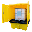 Abri de rétention pour IBC