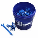 Seau de 30 colliers d'assemblage et clé pour clôtures