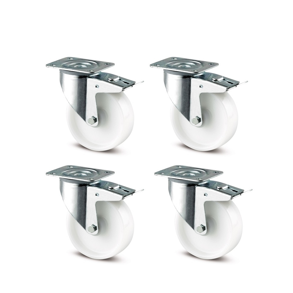 Kit 4 roulettes pour panier de stockage