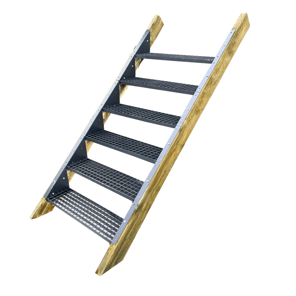 Marche d'escalier caillebotis à visser