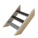 Marche d'escalier caillebotis à visser