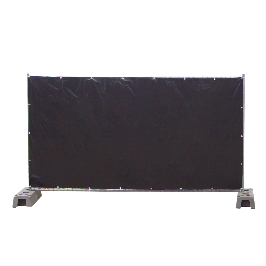 Bâche opaque classée feu pour clôture