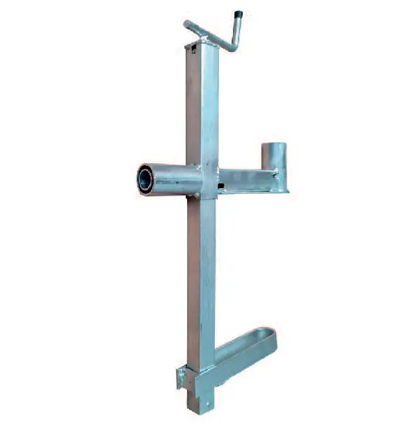 Pince dalle réversible pour potelets ⌀25 & ⌀ 40  mm galva