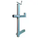 Pince dalle réversible pour potelets ⌀25 & ⌀ 40  mm galva