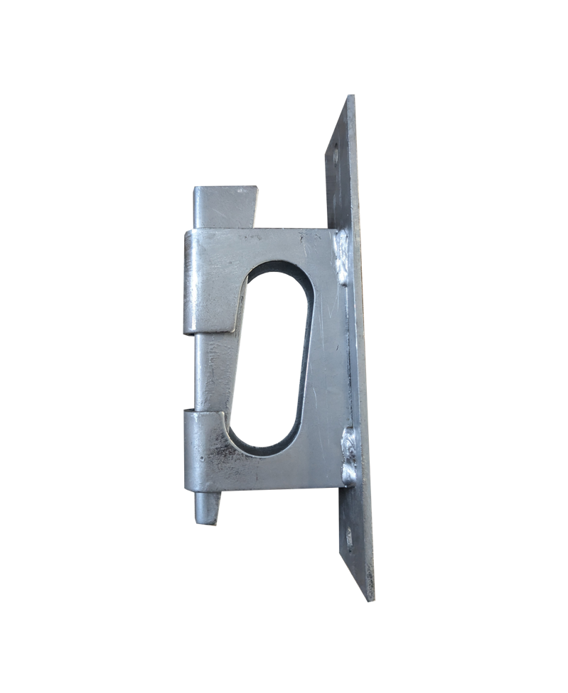 Platine garde-corps de sécurité pour ouvertures murales