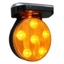 Lampe de chantier solaire LED avec base magnétique