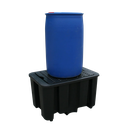 Bac de rétention 1 fût avec caillebotis 230L