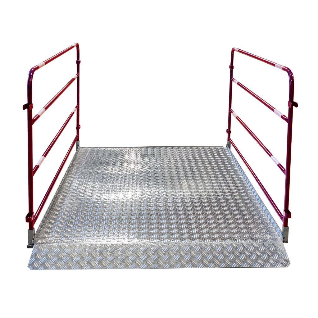 Passerelle piétons PMR en aluminium PolyAxessⓇ