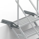 Pieds d'appui haut pour ESCAPASS, nivelant la dernière marche