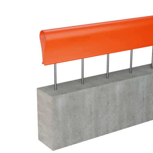 Gouttière de sécurité pour fers