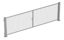 Portail barreaudé 6 x ht 2 m