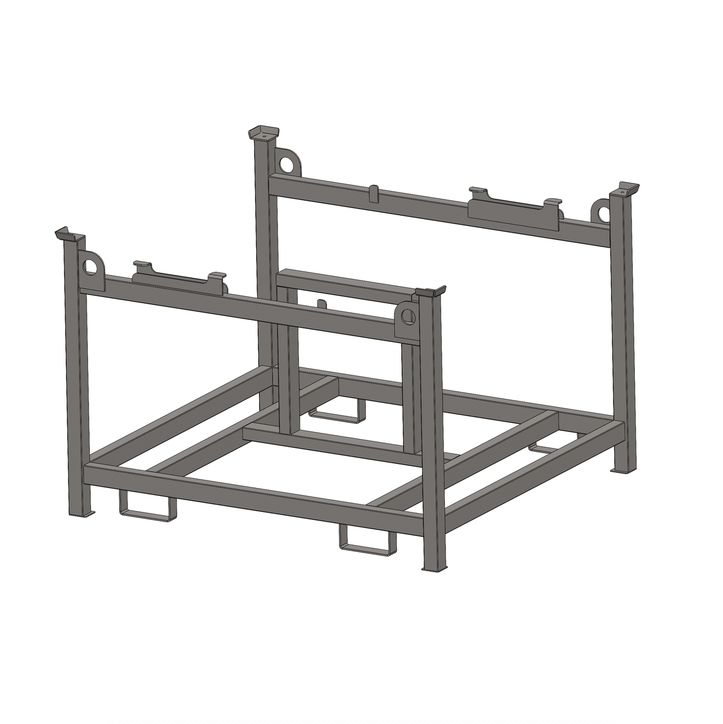 Rack de transport et stockage pour pont lourds en composite
