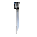 Fourreau pour garde corps terre meuble