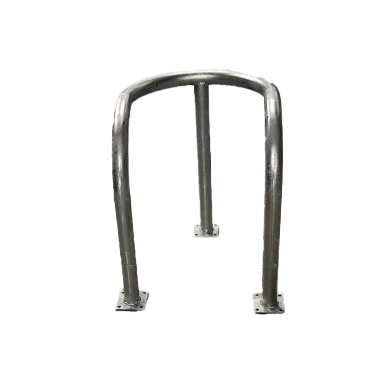 Étrier de protection galvanisé sur platine