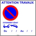 Panneau stationnement interdit éco