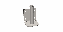 Platine pour fixation portail sur mur PPCG