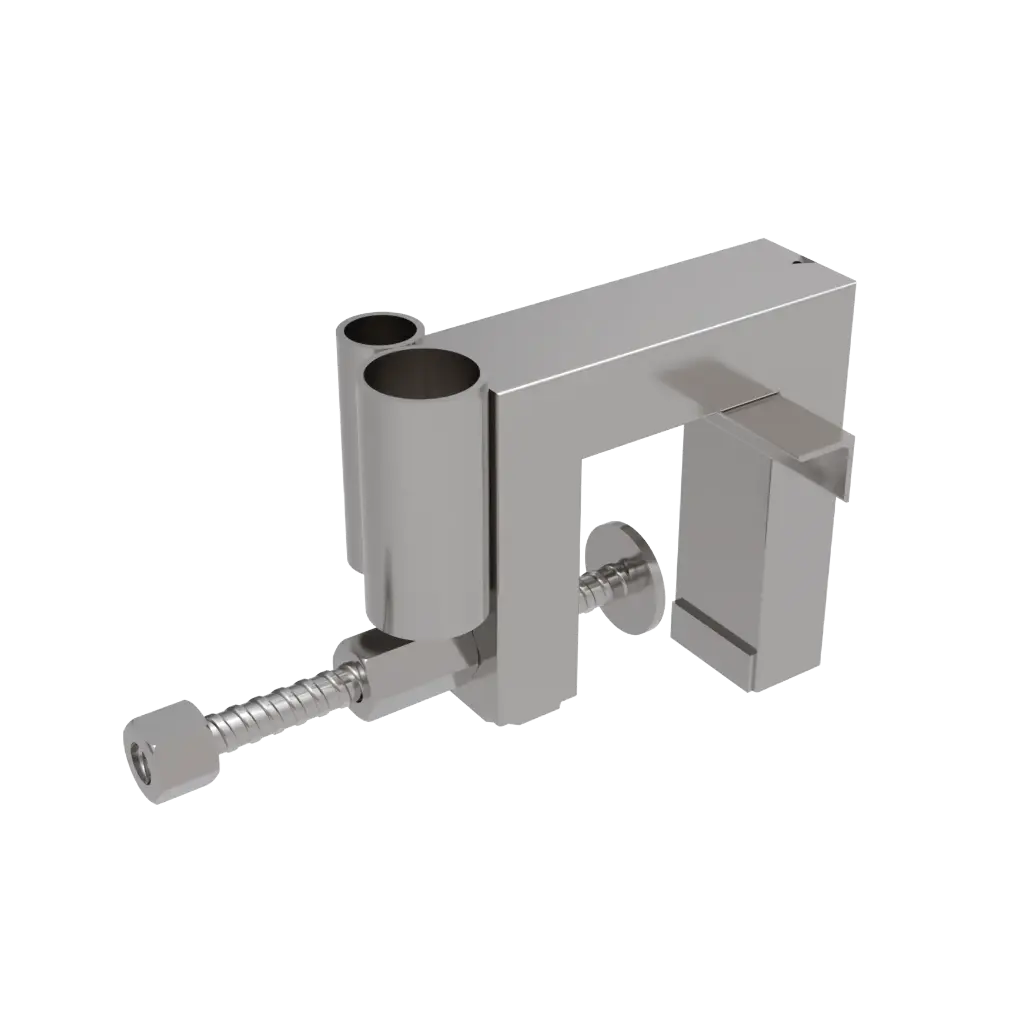 Pince support blindage pour garde-corps grillagé