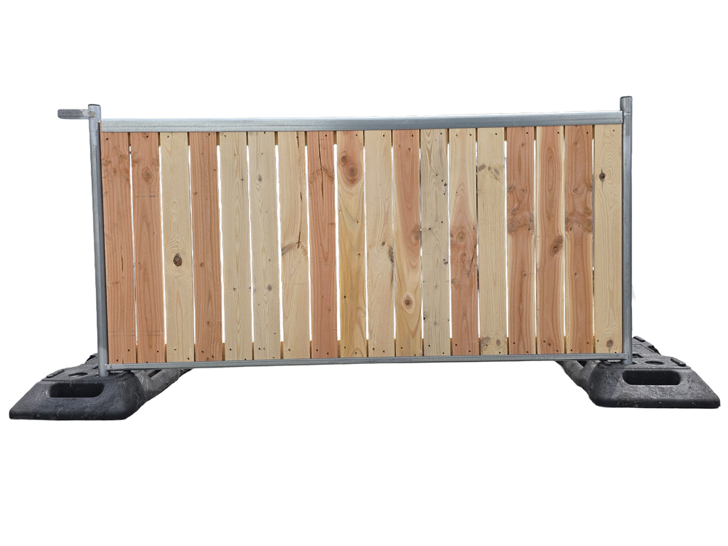 Clôture de chantier bois Dim 2 x 1 m