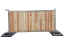Clôture de chantier bois Dim 2 x 1 m