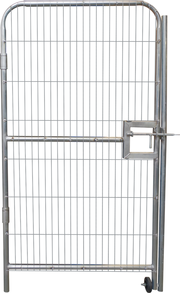 Portillon de chantier grillagé battant 1,15 m déclassé