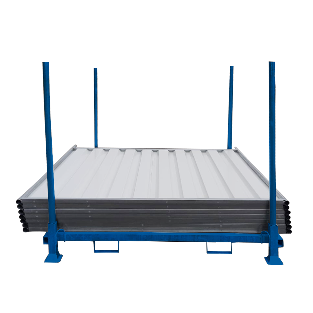 Rack de rangement horizontal pour clôtures bardées déclassé