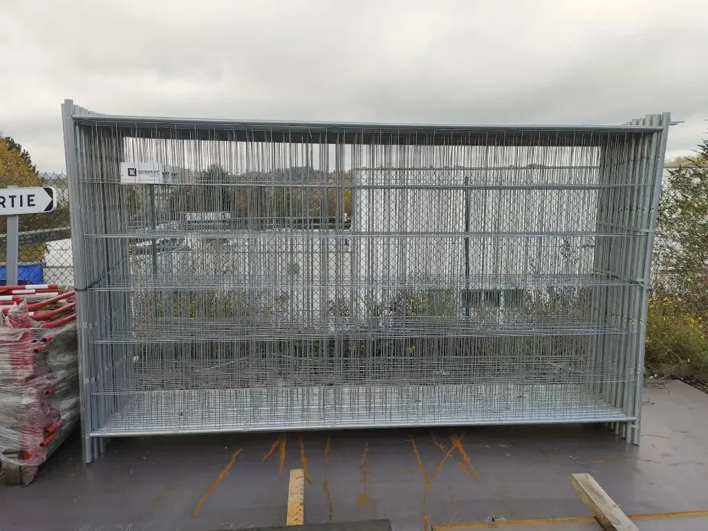 Clôture Grillagée Renforcée 4 tubes haute qualité Rempart® 3,5x2m  Déclassé