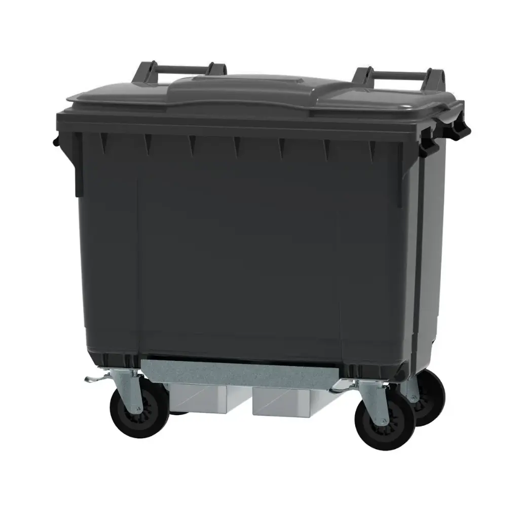 Poubelle à roulettes 770L