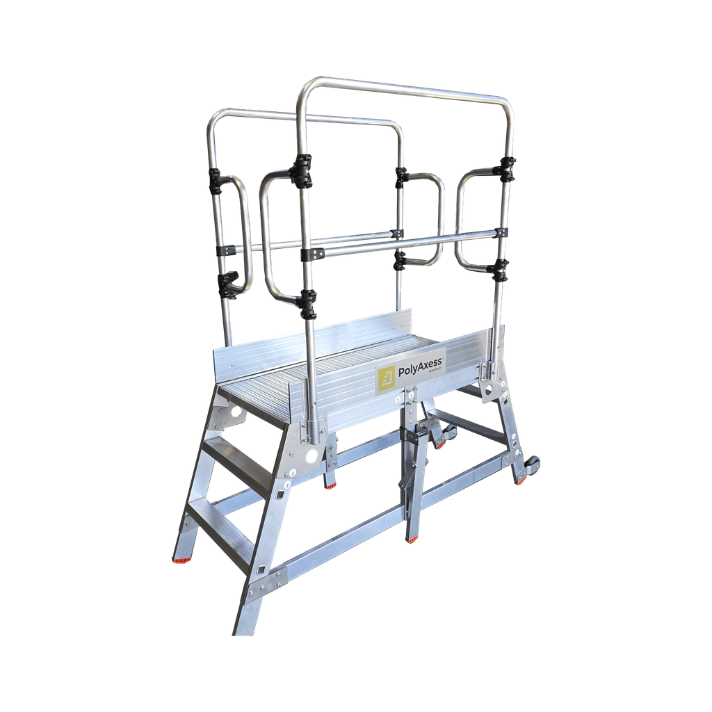 Entre-banche roulante avec plateforme 