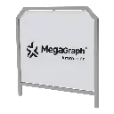 Panneau de communication alu dibond 3mm Recto/Verso sur support