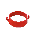 Crochet porte chaine pour cones 