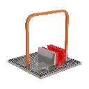 Gratte / lave-bottes de chantier 