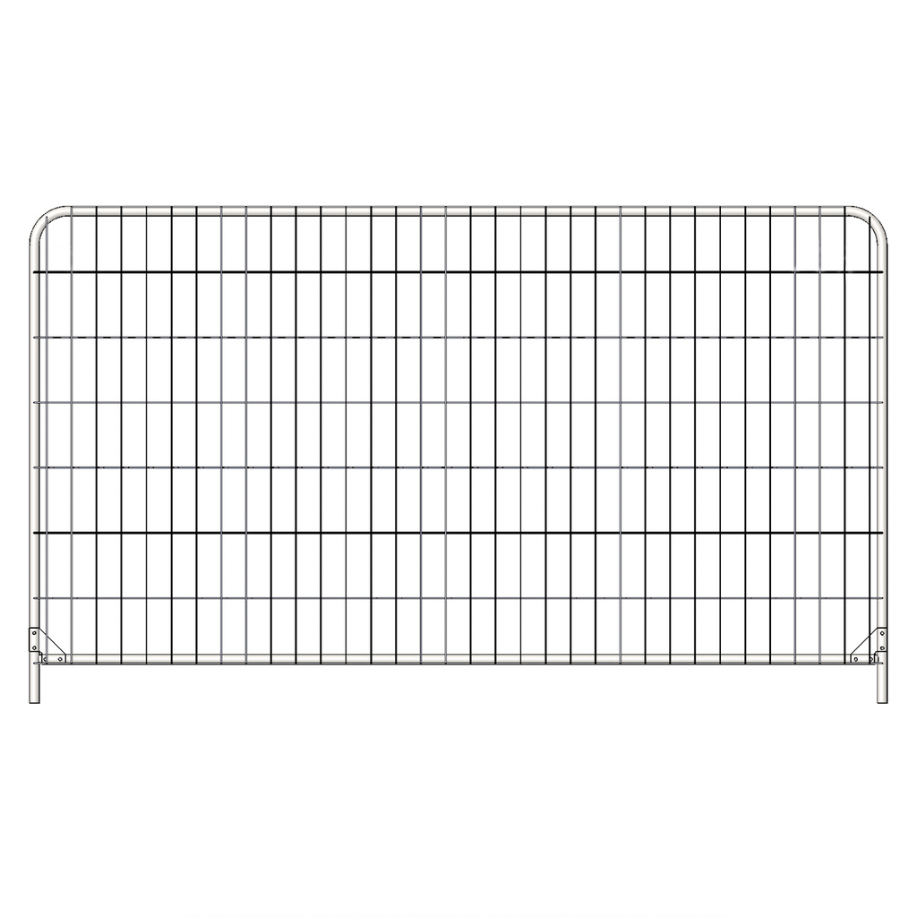 Clôture Grillagée Renforcée Arrondie haute qualité Rempart ® 3,5x2m - Garantie 1 an