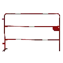 Barrière TP rouge Ø 25 mm