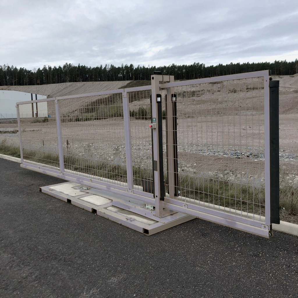 Portail de chantier coulissant autoportant