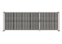 [02-P3/7-BA] Portail premium battant 6,4 m - 1 vant. 2 m + 1 vant. 4 m (Bardé)