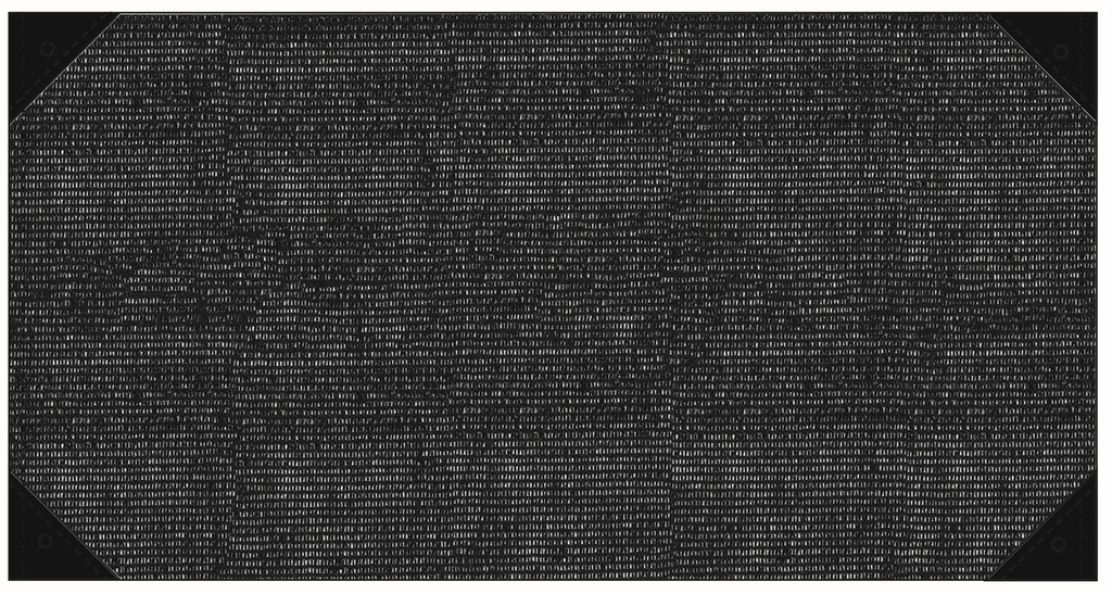 Bâche microperforée pour clôture