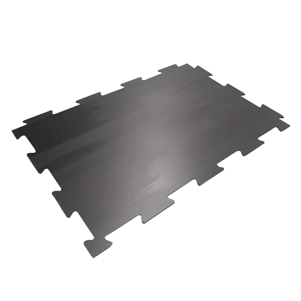 Plaque de protection PP alvéolaire renforcée Puzzle ép. 5mm 1200 x 800 mm noir 