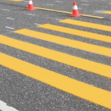 Bande thermocollante jaune 1000 x 500 mm