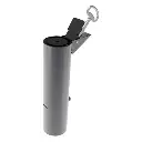 Fourreau d'amovibilité avec clé latérale